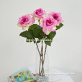 handmade wholesale silk flower for festive decoration artificial rose flowers